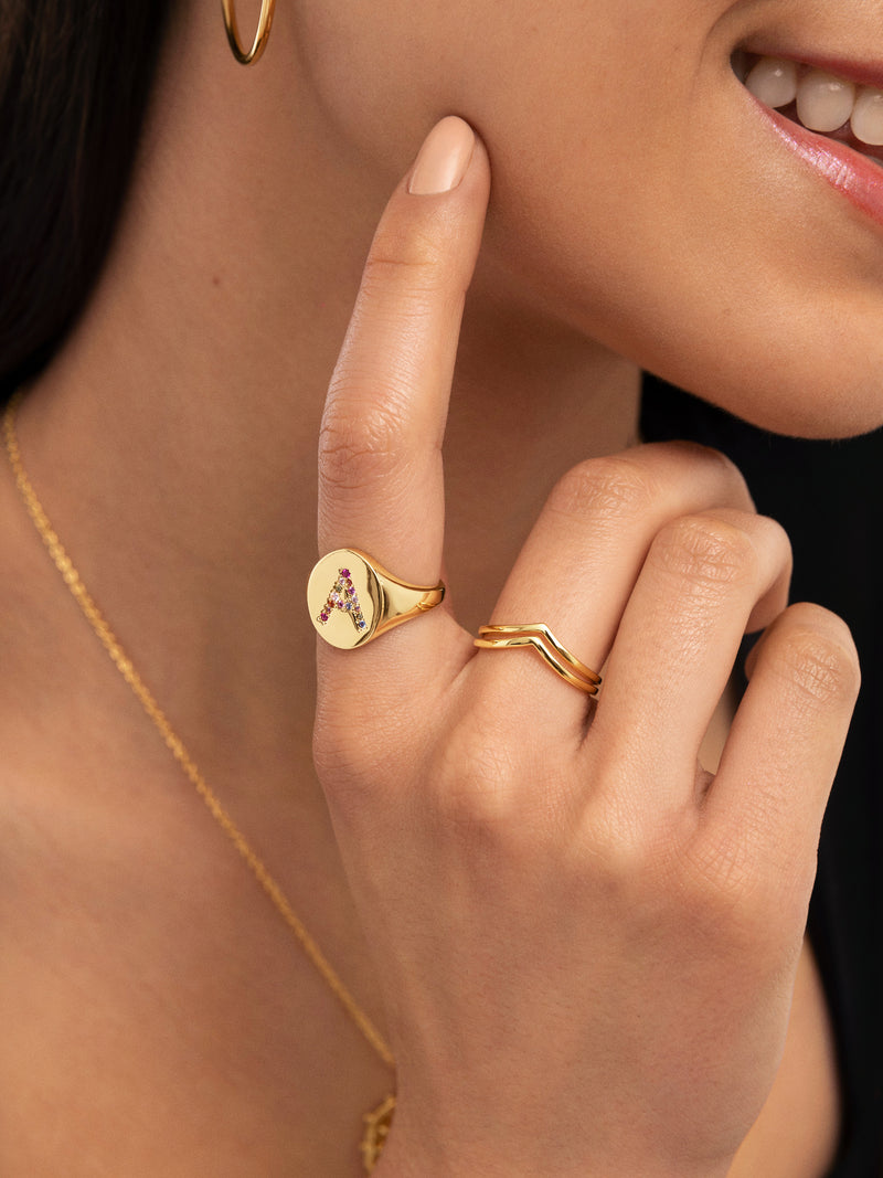 Peak Gold Ring