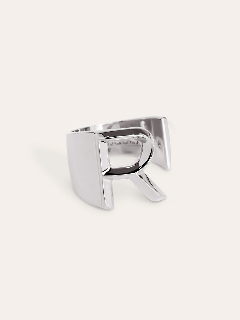 Letter Signet Personalized Ring