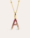 Charm Letter Spark Sakura Baño Oro