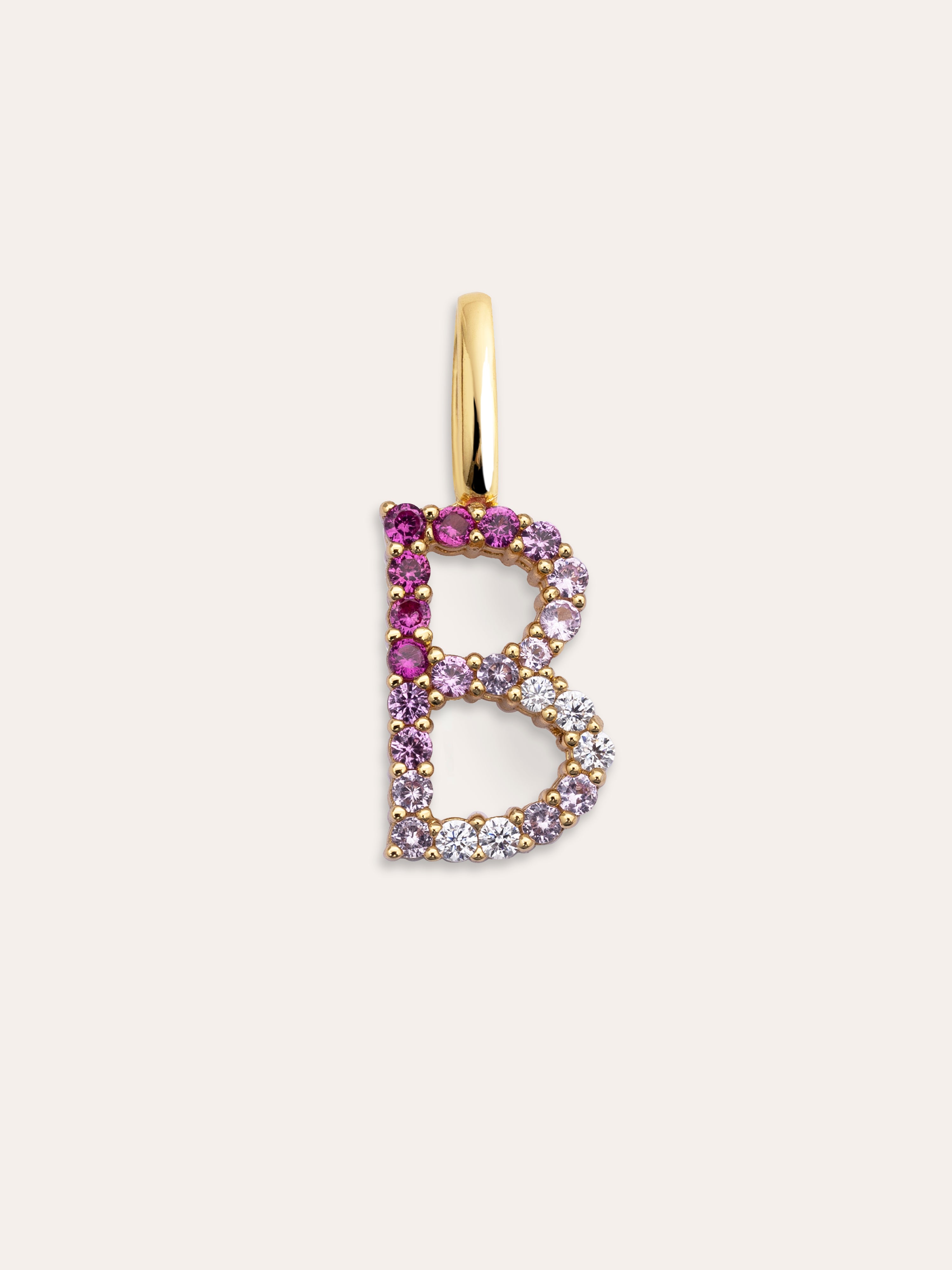 Charm Letter Spark Sakura Baño Oro
