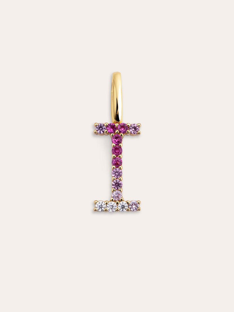 Charm Letter Spark Sakura Baño Oro