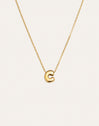 Hailey Letter Stainless Steel Gold Necklace