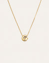 Hailey Letter Stainless Steel Gold Necklace