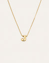Hailey Letter Stainless Steel Gold Necklace
