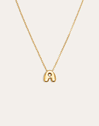 Hailey Letter Stainless Steel Gold Necklace