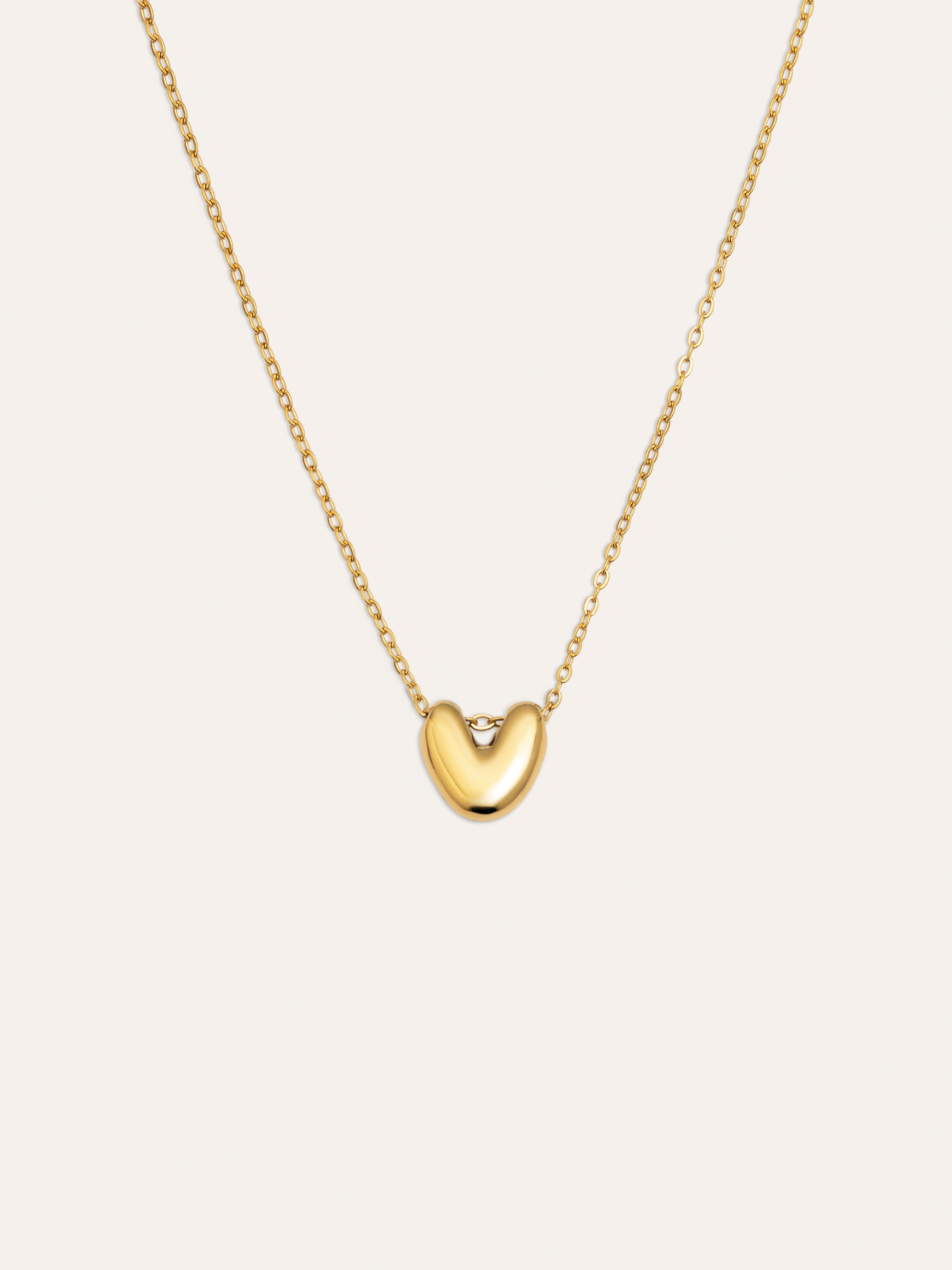 Hailey Letter Stainless Steel Gold Necklace