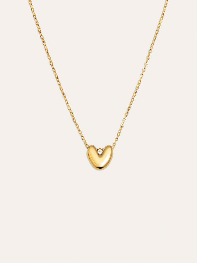 Hailey Letter Stainless Steel Gold Necklace