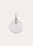 Charm Mini Medallion Letter Acero