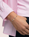 Pulsera Personalizada Letter Altea Color Acero Baño Oro