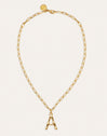 Chic Letter XL Personalized Gold Necklace