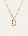 Chic Letter XL Personalized Gold Necklace