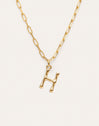 Chic Letter XL Personalized Gold Necklace