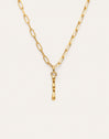 Chic Letter XL Personalized Gold Necklace