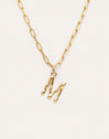 Chic Letter XL Personalized Gold Necklace