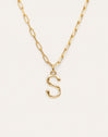 Chic Letter XL Personalized Gold Necklace