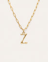 Chic Letter XL Personalized Gold Necklace