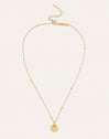 Collar Personalizado Mini Medallion Baño Oro