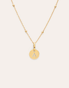 Collar Personalizado Mini Medallion Baño Oro