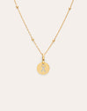Collar Personalizado Mini Medallion Baño Oro