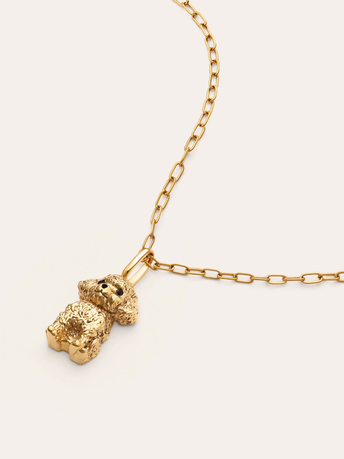Pack Cadeau Collier Fine Chic et Charm Caniche Toy Plaqué Or