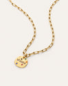Gift Pack Long Chic Necklace and Mom Charm Gold Plated