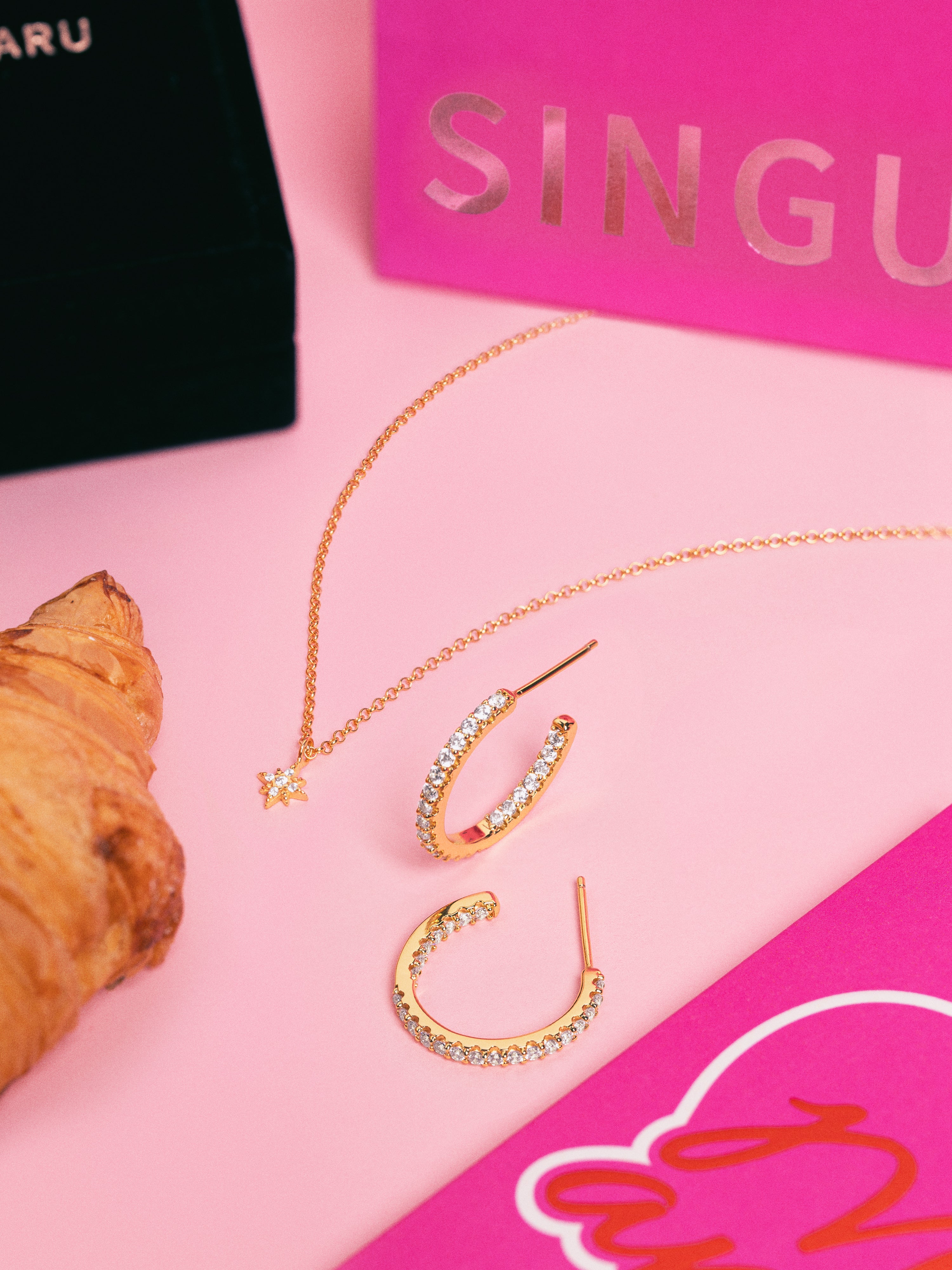 Pendientes Aro Scarlett S Baño Oro