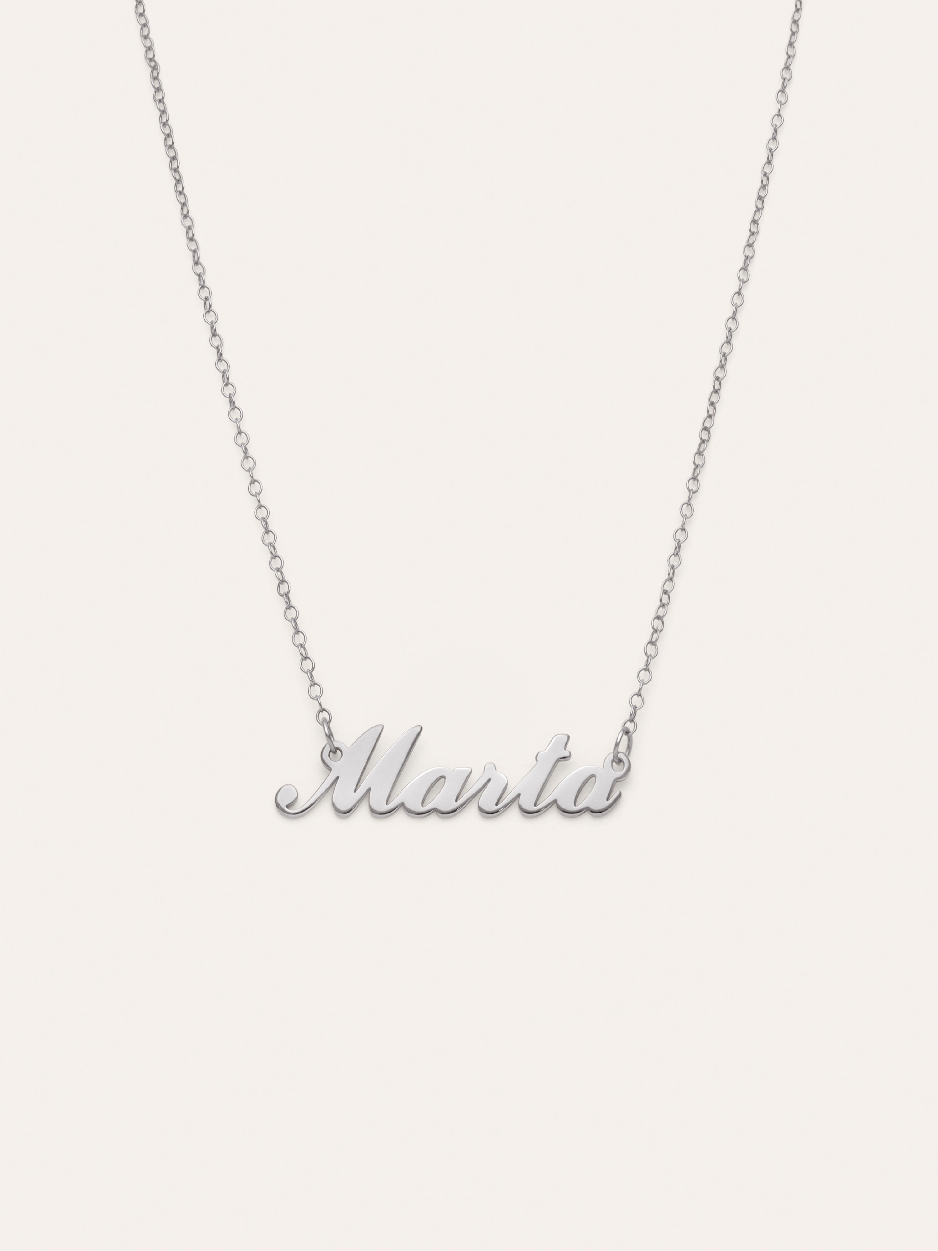 Collar Personalizado Carrie Plata