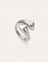 Abbraccio Amour Stainless Steel Ring
