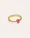Ring Alma Rosé vergoldet