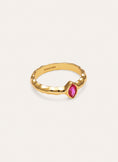 Ring Alma Rosé vergoldet