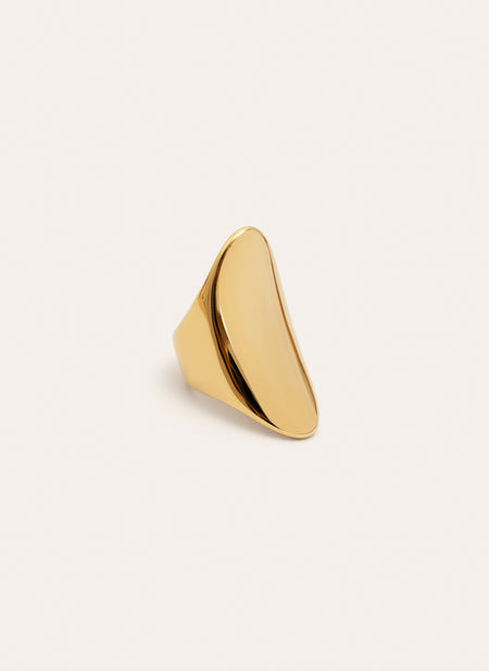 Bohemian Stainless Steel Gold Ring