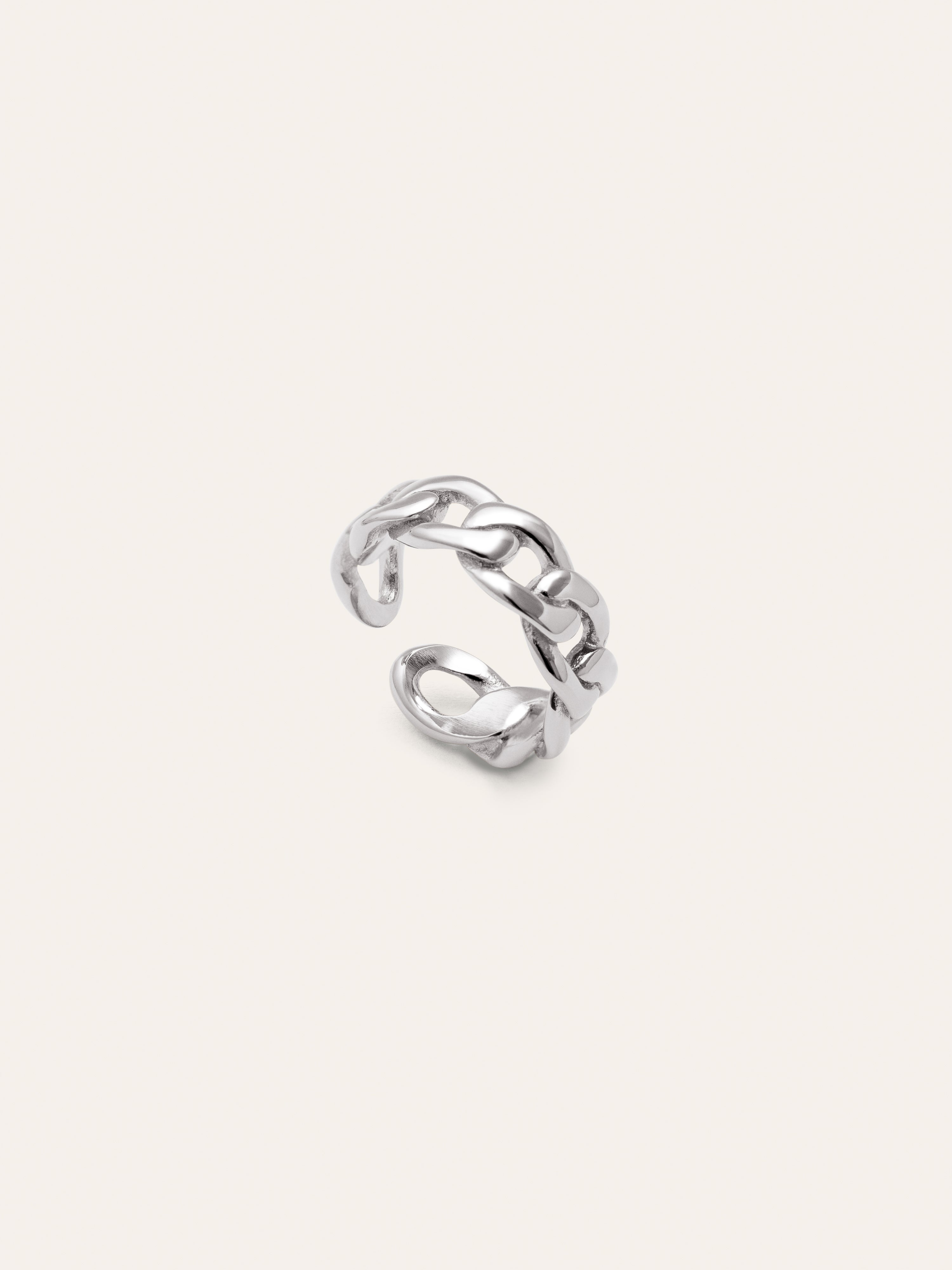 Chunky Link Stainless Steel Ring