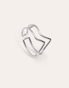 Anillo Double Peak Plata