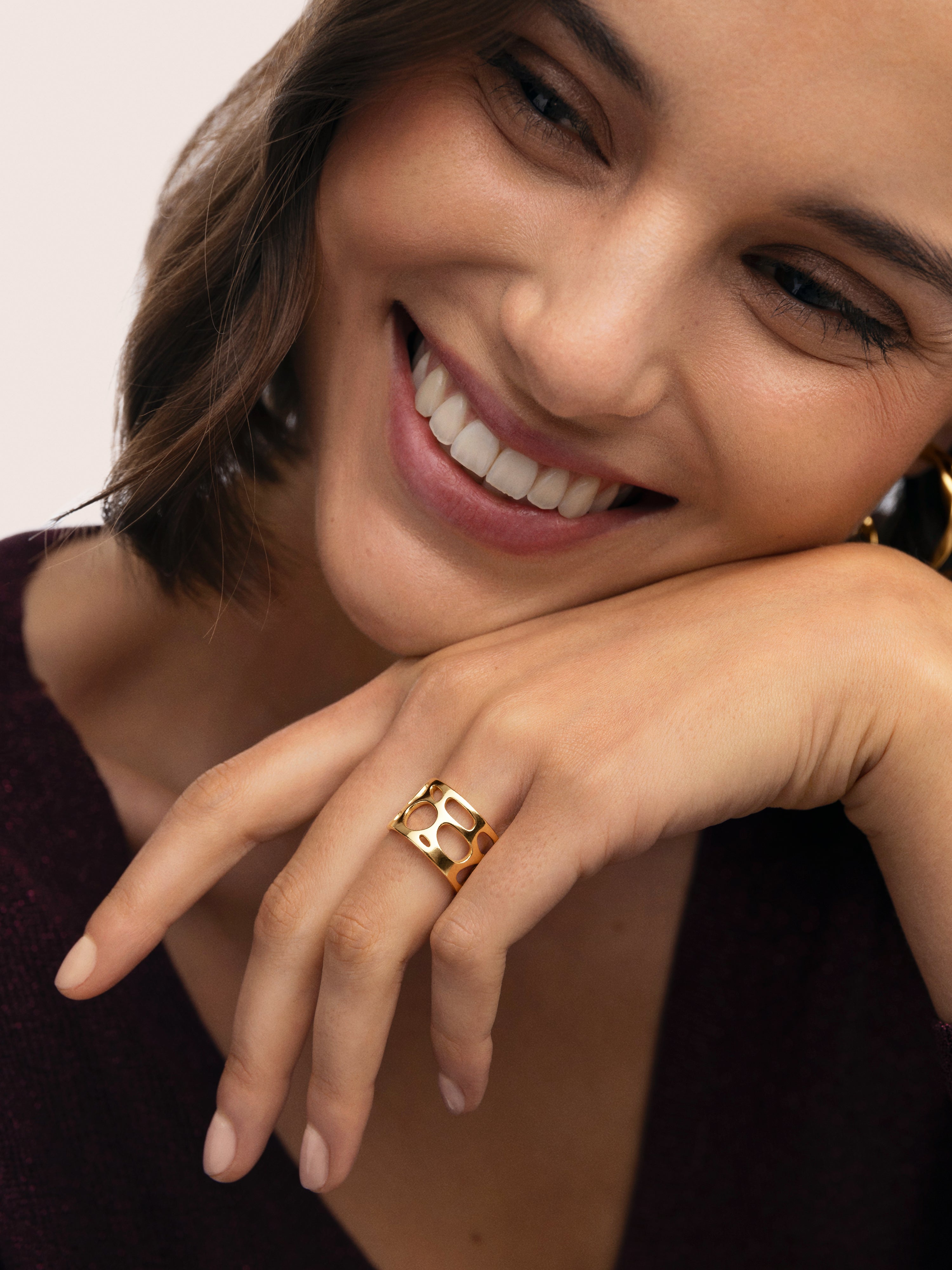 Anillo Dotty Baño Oro