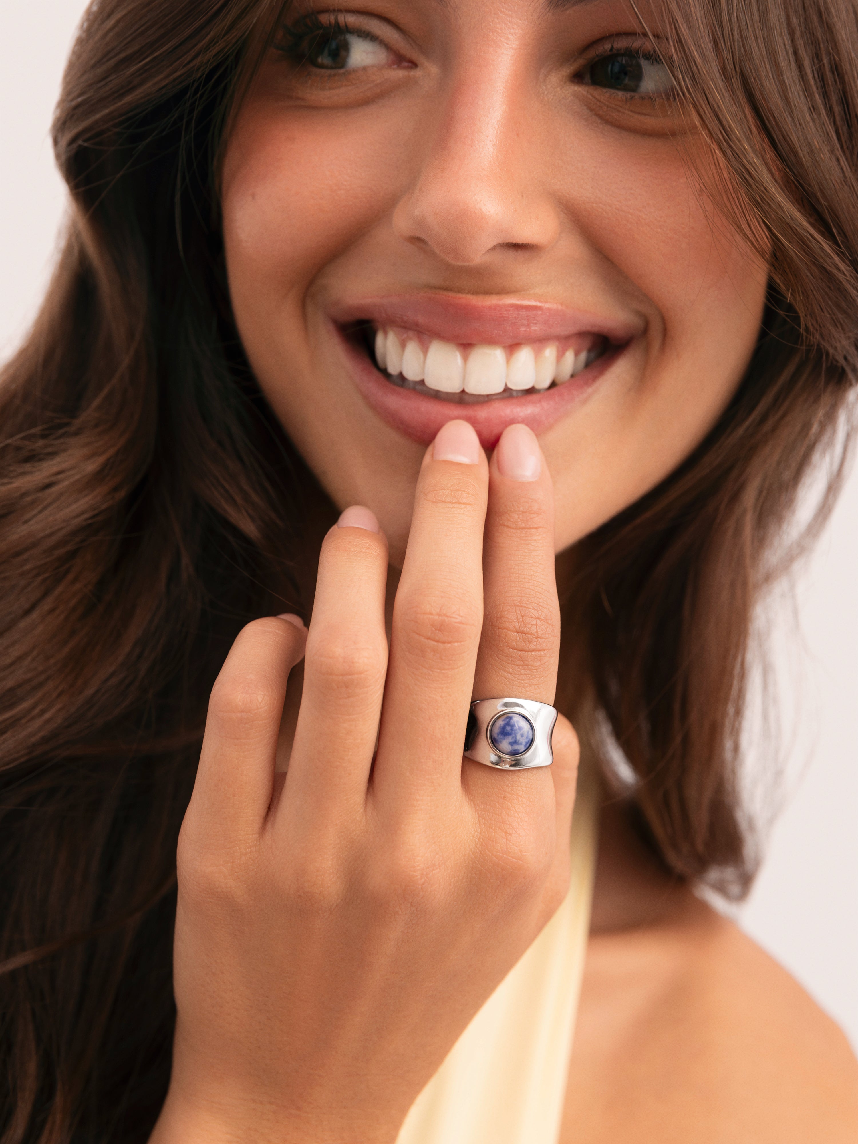 Anillo My Cianita Acero