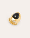 Anillo My Maxi Stone Acero Baño Oro
