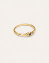 Anillo Ojo de Horus Baño Oro
