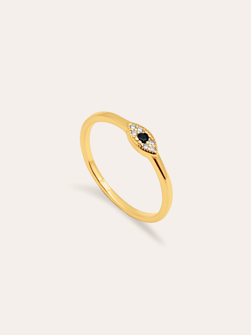 Eye of Horus Gold Ring
