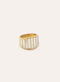 Siren Shells Stainless Steel Gold Ring