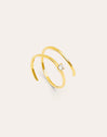 Imagen detalle de Anello Spiral Spark Placcatura oro