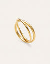 Anillo Story Acero Baño Oro