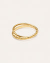 Anillo Story Acero Baño Oro