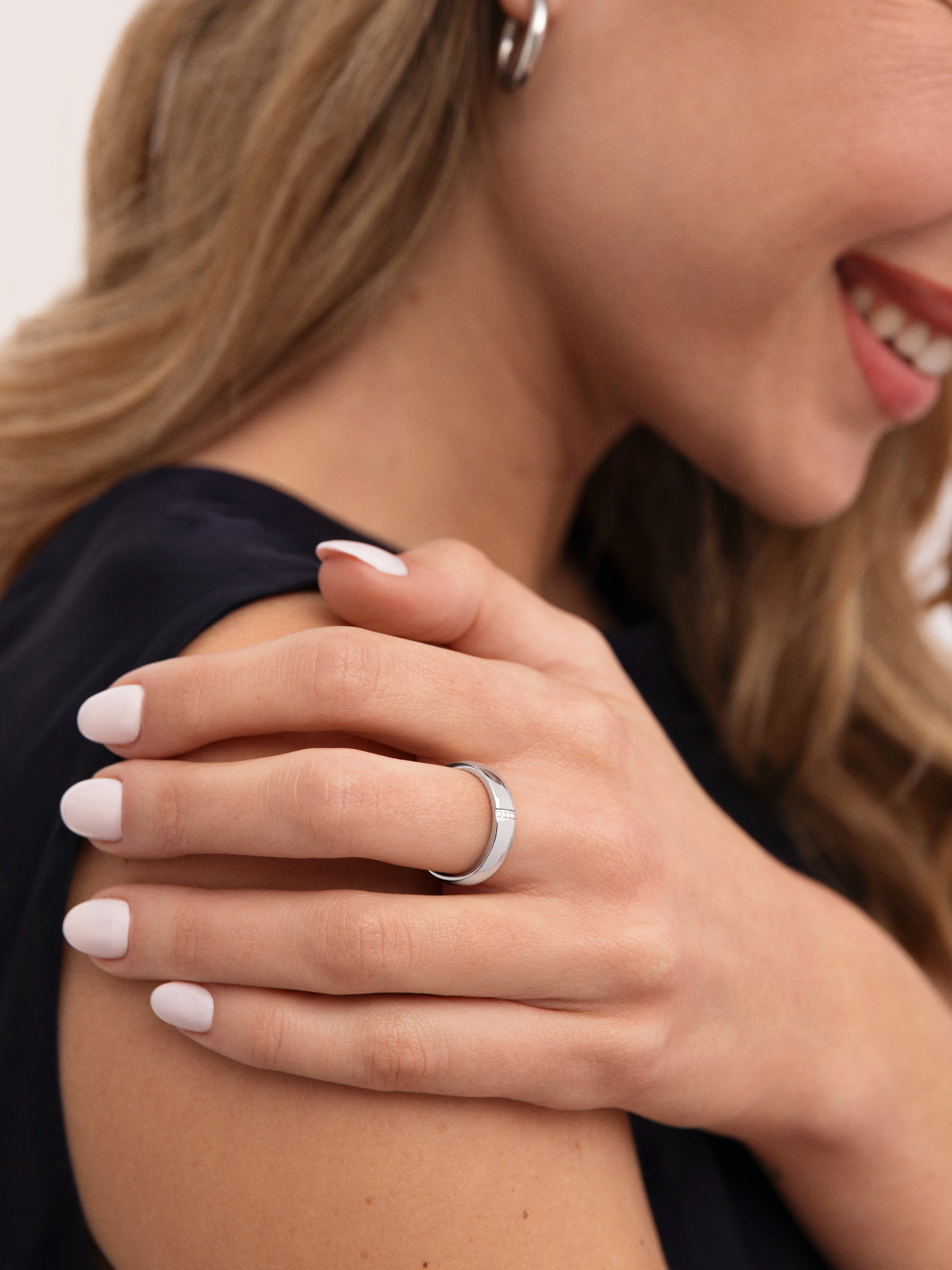 Starla Sparks Stainless Steel Ring