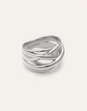 Anillo Triple Cross Acero