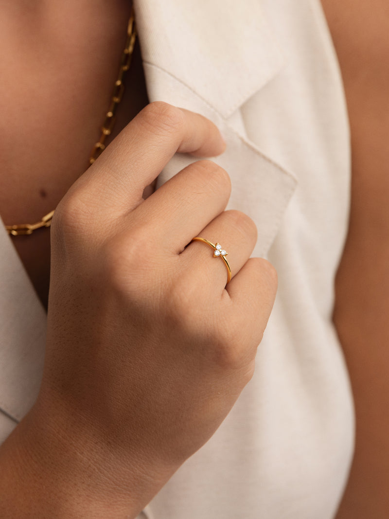 Clover Gold Ring