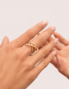 Anillo Vincla Baño Oro