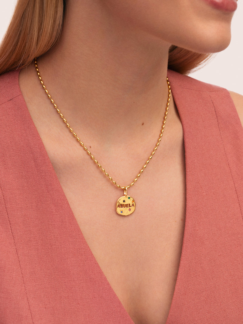 Abuela Gold Charm