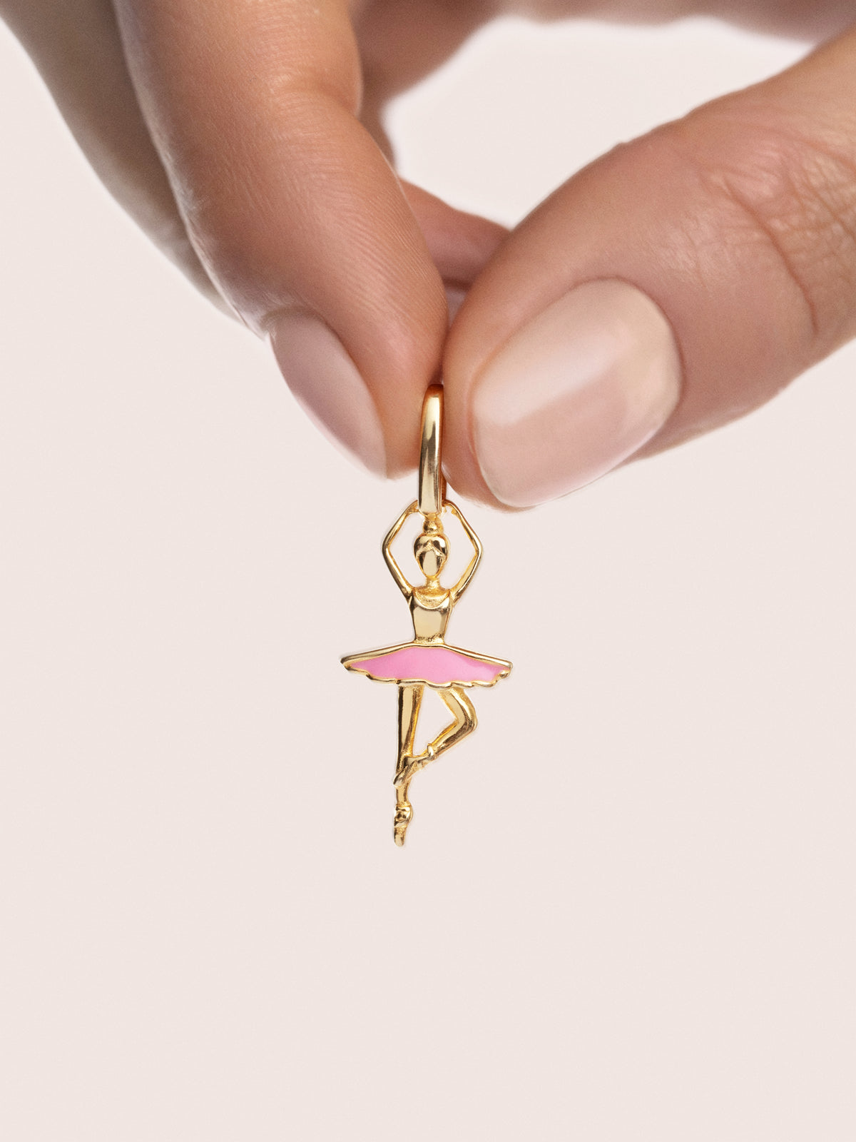 Charm Bailarina Banho de Ouro - vista 4