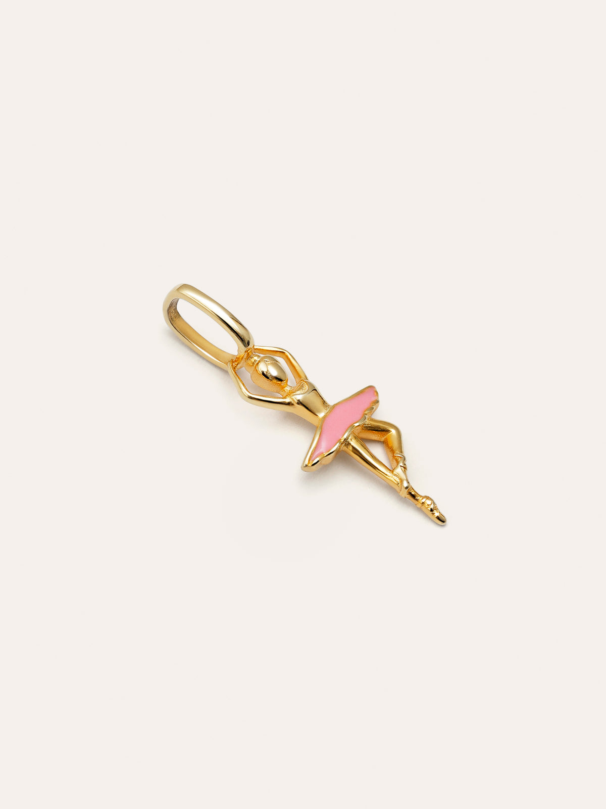 Imagen detalle de Charm Bailarina Banho de Ouro