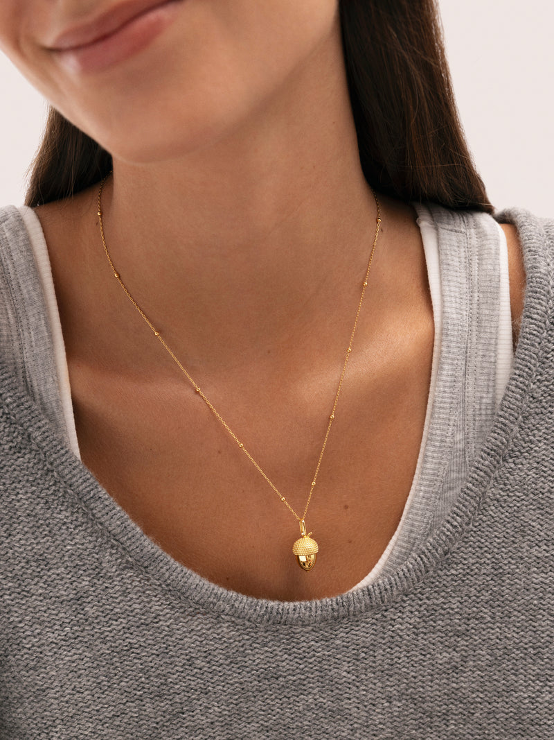 Charm Bellota Banhado a Ouro
